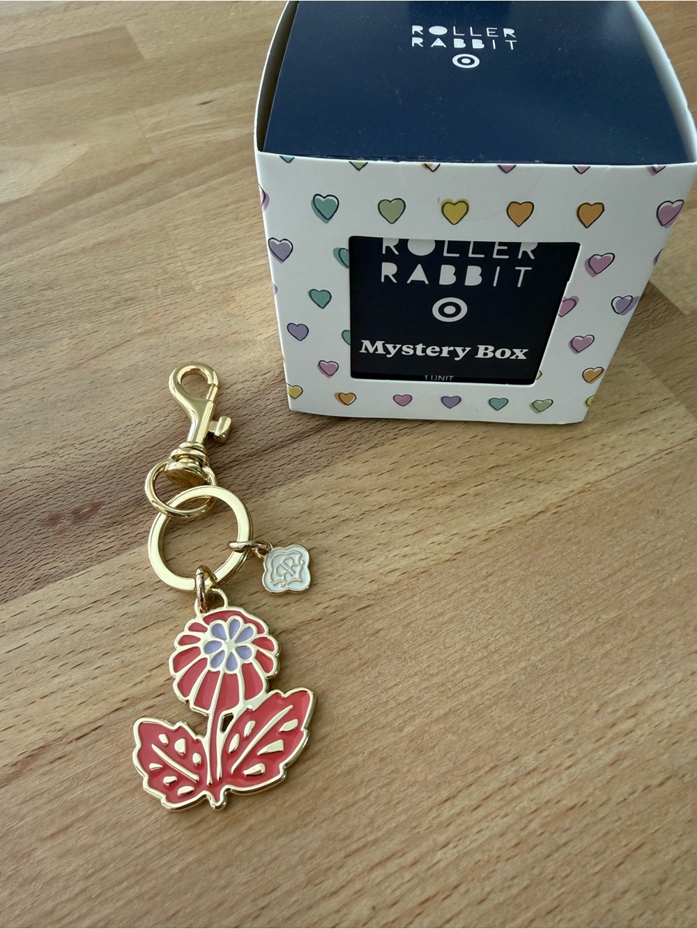 Roller Rabbit x Target Mystery Box Flower Keychain - Picture 2 of 3